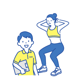 湯上りの女性のイラスト